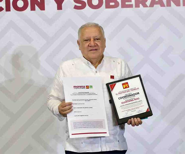 Rafael Mar&iacute;n se suma a registro de Morena