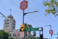 Colocan banderas en apoyo a Pa&iacute;ses Bajos en centro de Monterrey