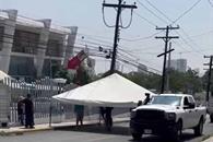 Levantan plant&oacute;n vecinos de Garc&iacute;a frente  a AyD