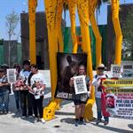 Se manifestan ambientalistas en La Pastora por muerte de Osa Mina