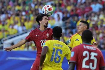 Firma Colombia liderato de grupo con empate ante Portugal
