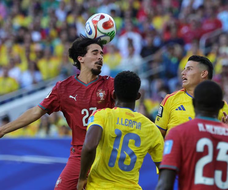 Firma Colombia liderato de grupo con empate ante Portugal
