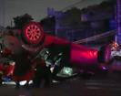 Vuelca auto tras jugar carreritas con moto al norte de Monterrey