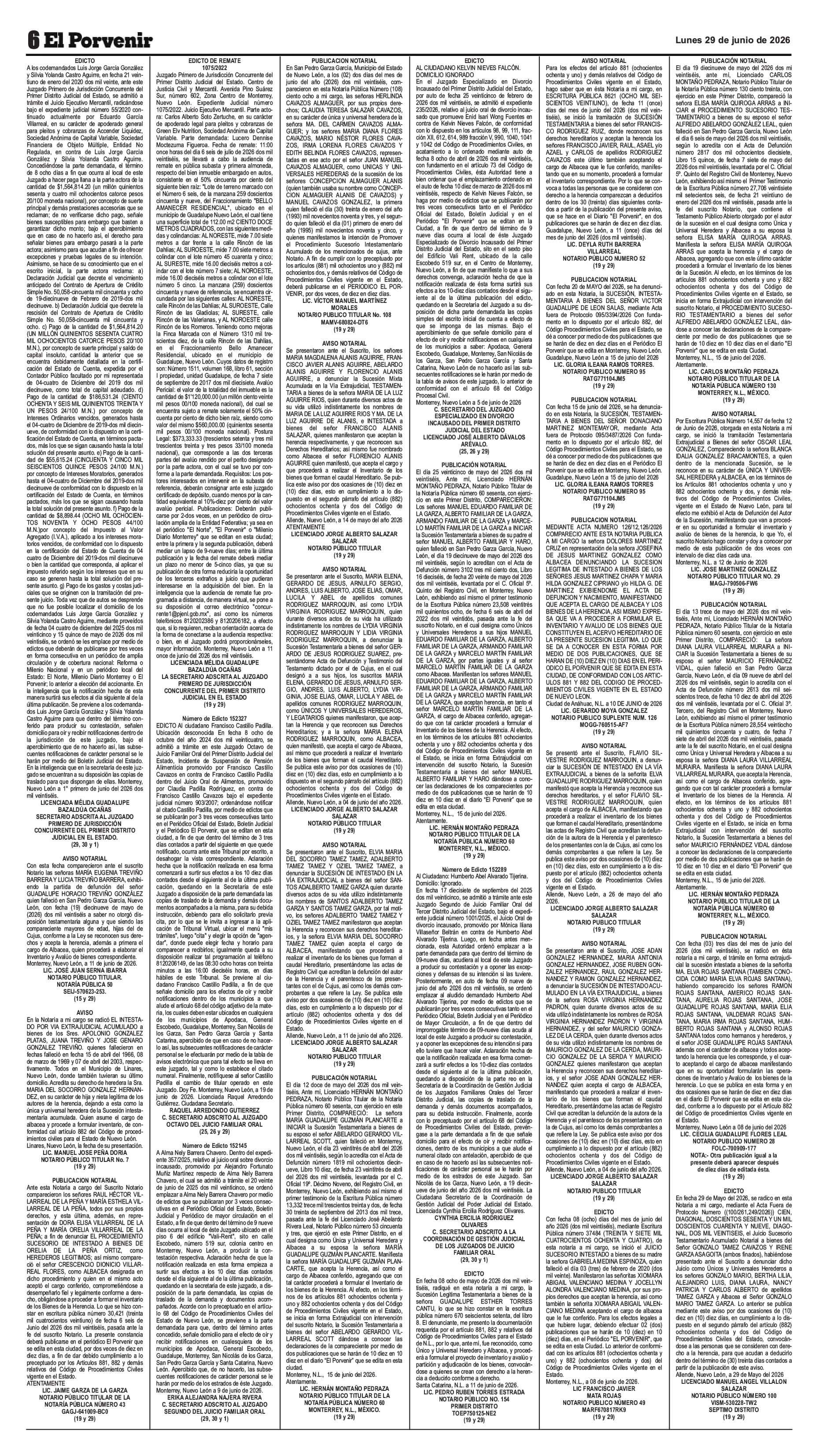 Edictos