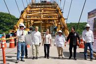 Supervisa Sheinbaum avances del puente Rizo de Oro en Chiapas