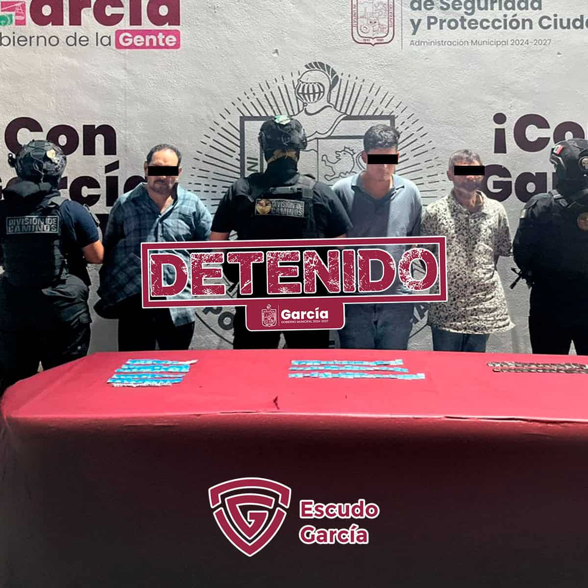 La Secretar&iacute;a de Seguridad y Protecci&oacute;n Ciudadana desarticul&oacute; una presunta c&eacute;lula dedicada al narcomenudeo en la Cabecera Municipal.