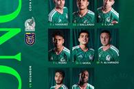 ¡Alineación oficial! Así arranca México ¡Alineación oficial! Así arranca México