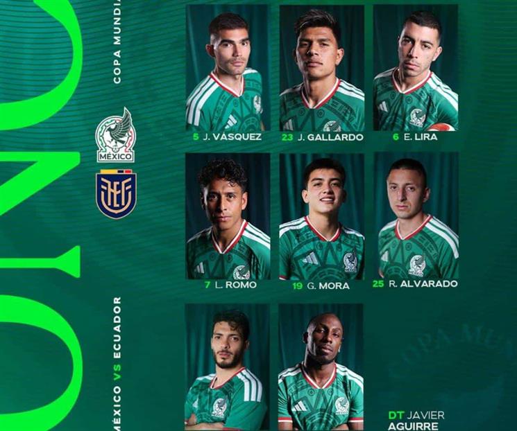 &iexcl;Alineaci&oacute;n oficial! As&iacute; arranca M&eacute;xico
