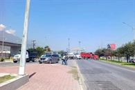 Protestan transportistas contra autoridades de SC