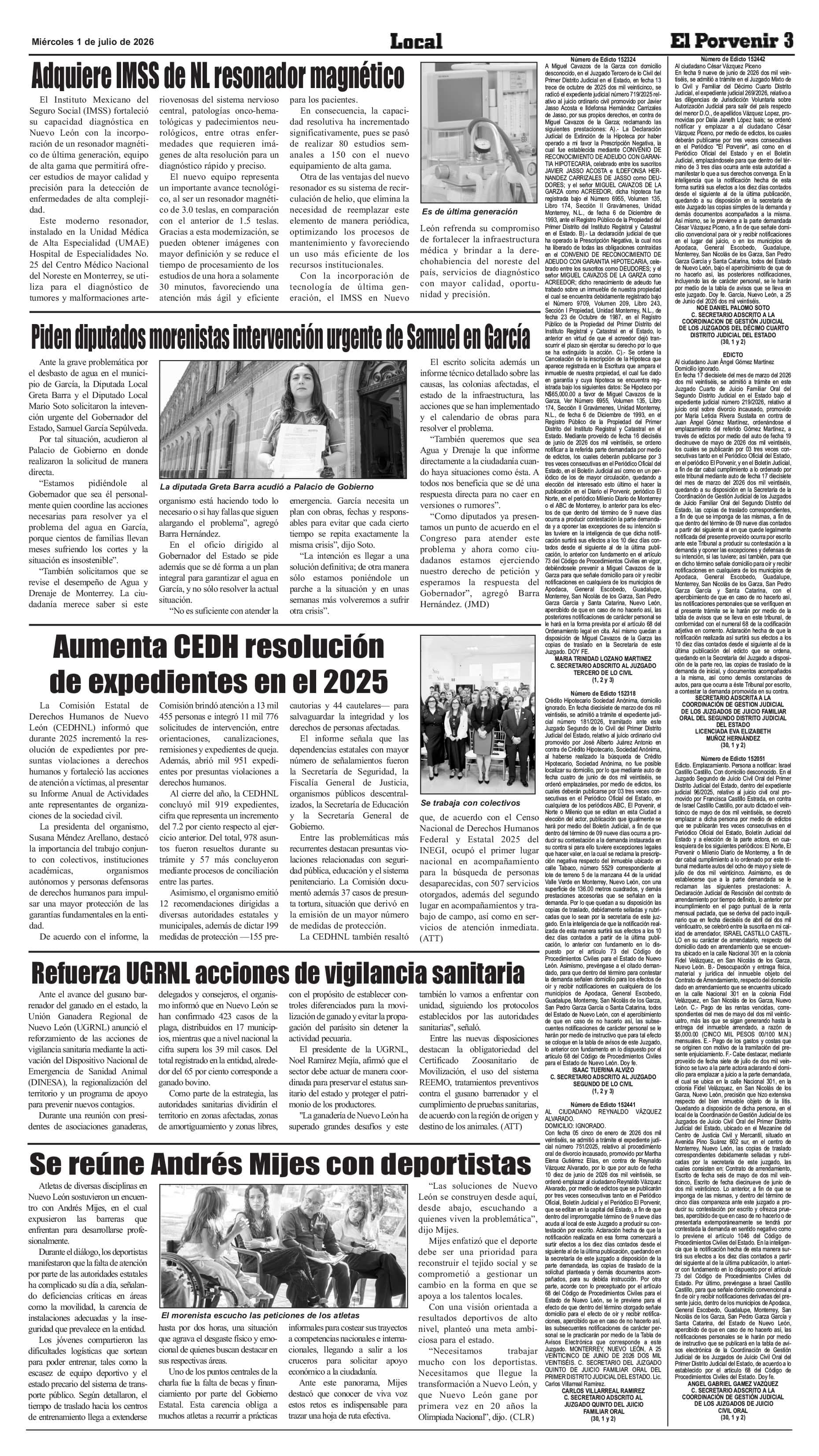 Edictos