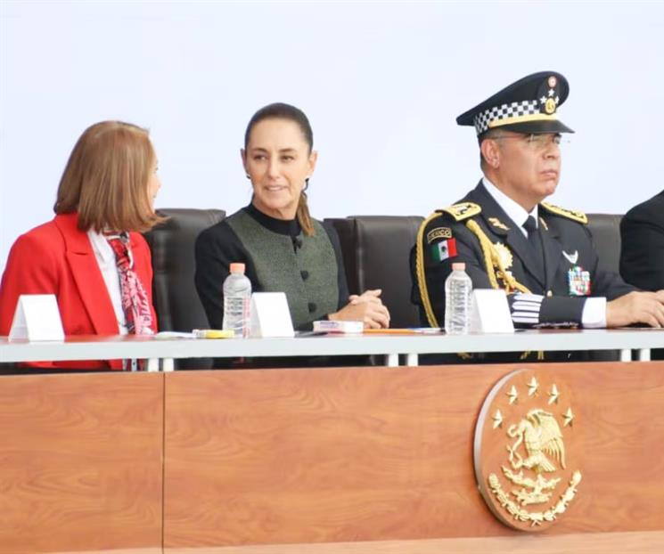 Afirma Sheinbaum que Guardia Nacional es un pilar para la paz