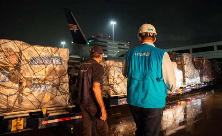 UNICEF envía otras 47 toneladas de ayuda a Venezuela tras terremotos UNICEF envía otras 47 toneladas de ayuda a Venezuela tras terremotos