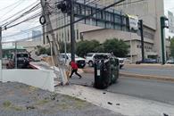 Vuelca auto en San Pedro
