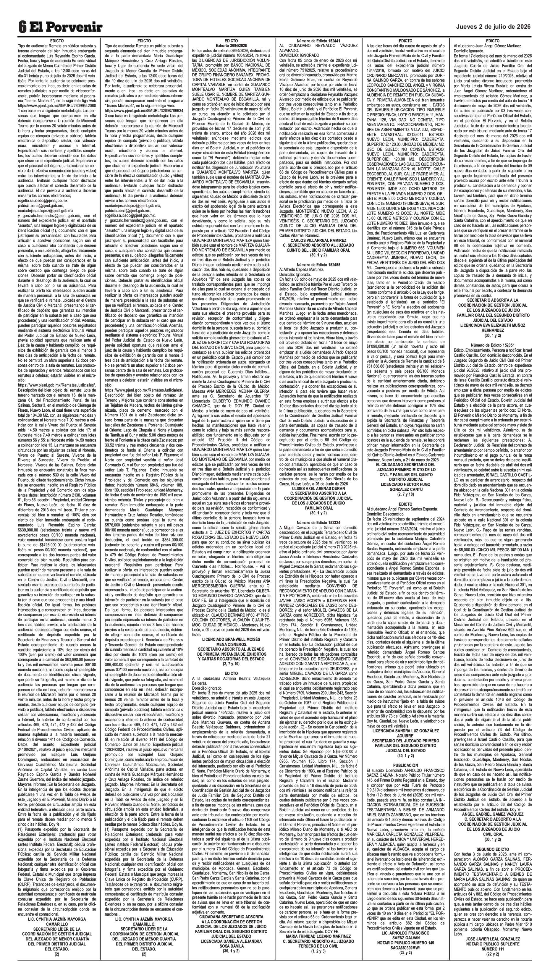 Edictos