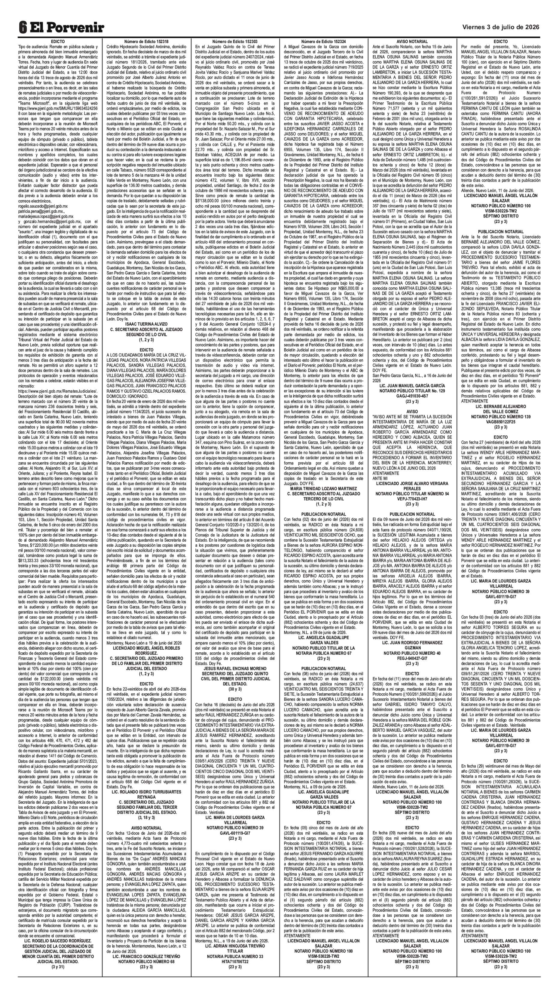 Edictos