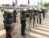 Despliegan operativo especial en la llegada de Inglaterra a México Despliegan operativo especial en la llegada de Inglaterra a México