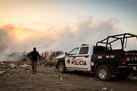 Arde basurero en Pesquer&iacute;a