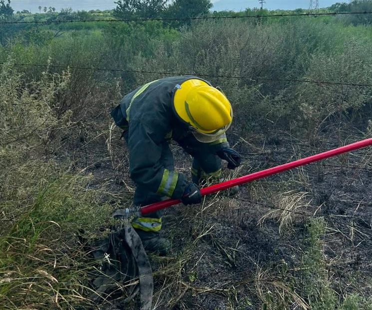 Se incenia predio en Linares
