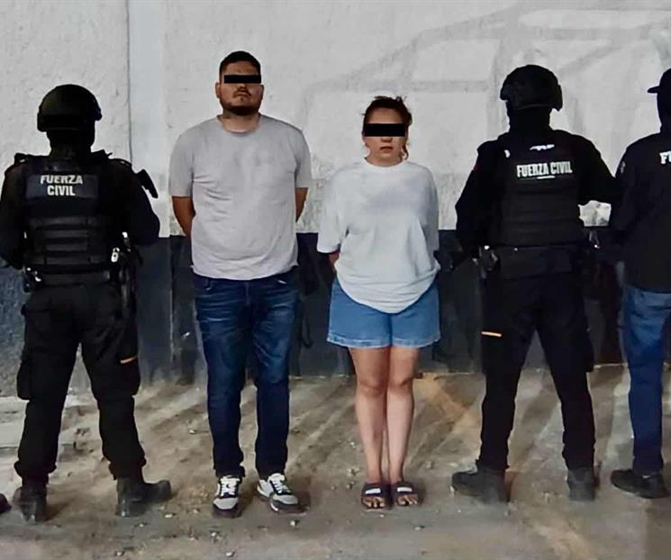 Cae pareja en Apodaca