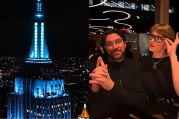 La boda de Taylor Swift y Travis Kelce ilumina Nueva York
