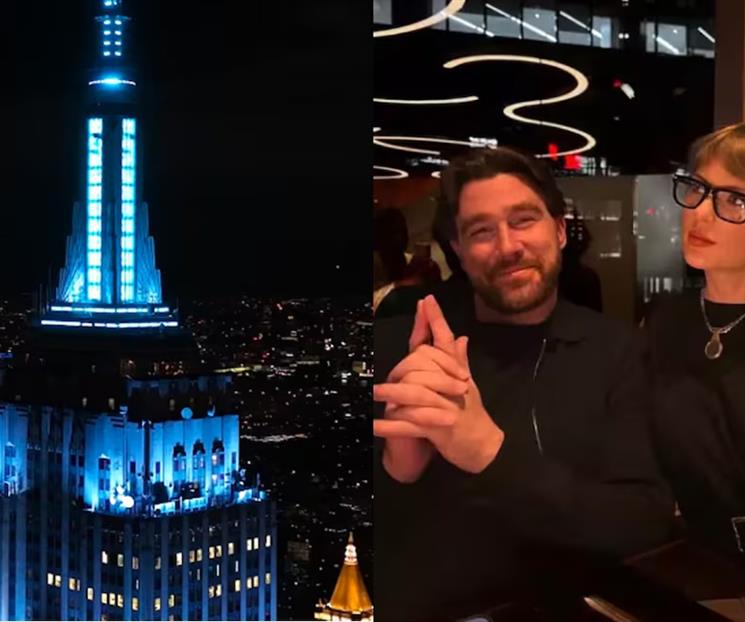 La boda de Taylor Swift y Travis Kelce ilumina Nueva York