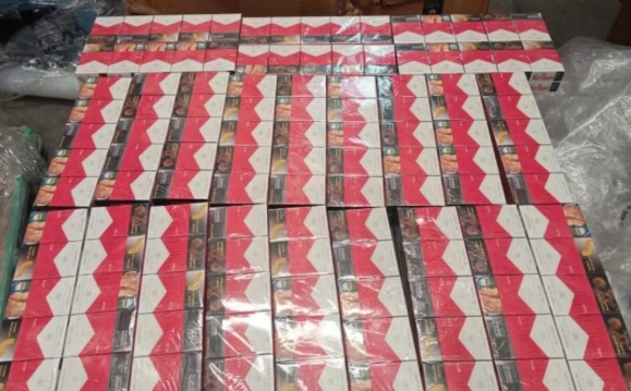 Aduanas de M&eacute;xico decomisa 60 mil cajetillas de cigarrillos