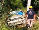 Automovilista fallece tras estrellarse con poste en Montemorelos
