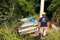 Automovilista fallece tras estrellamiento en Montemorelos