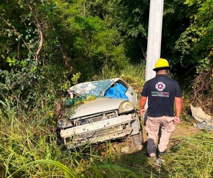 Automovilista fallece tras estrellamiento en Montemorelos Automovilista fallece tras estrellamiento en Montemorelos