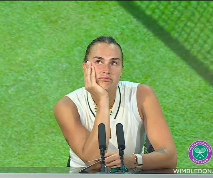 Sorpresa en Wimbledon... Eliminan a Sabalenka