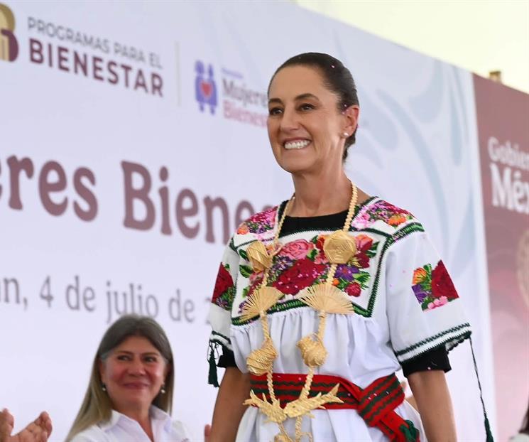 Sheinbaum felicita a EU por el 250 aniversario de su independencia
