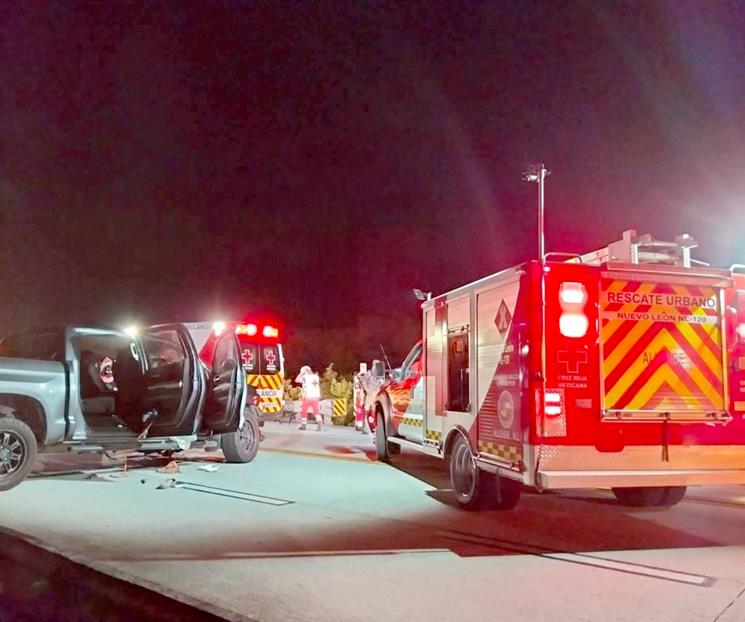 Deja accidente vial en Cadereyta un fallecido