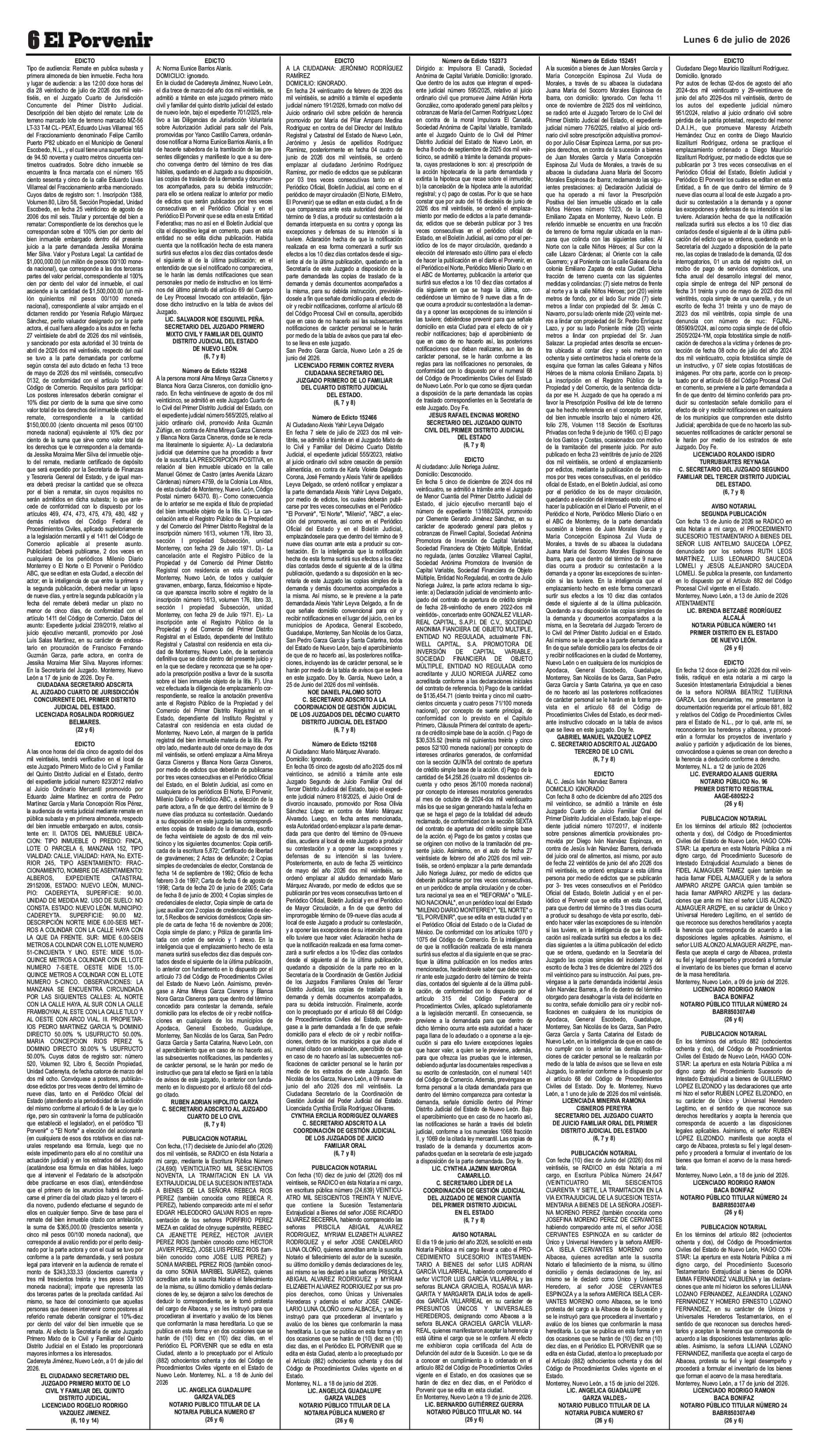 Edictos