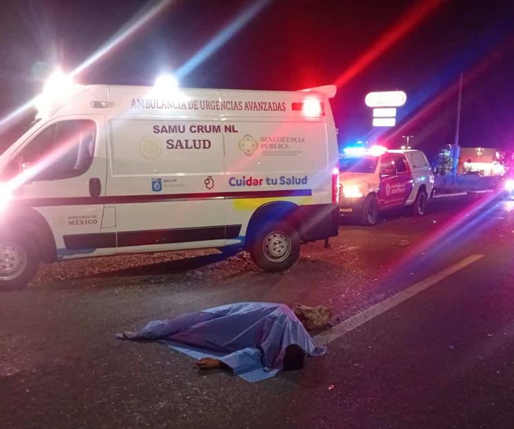Muere hombre al ser atropellado en la Carretera Nacional