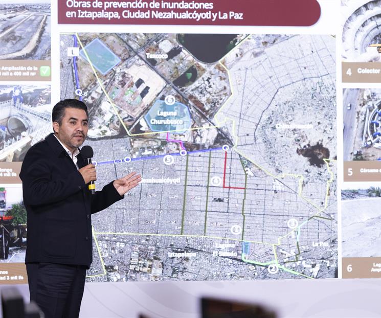 Conagua reporta 90% de avance en obras contra inundaciones Conagua reporta 90% de avance en obras contra inundaciones
