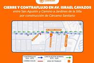 Construyen c&aacute;rcamo de drenaje sanitario en Israel Cavazos