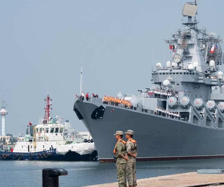 Realizan China y Rusia maniobras navales en el Pac&iacute;fico