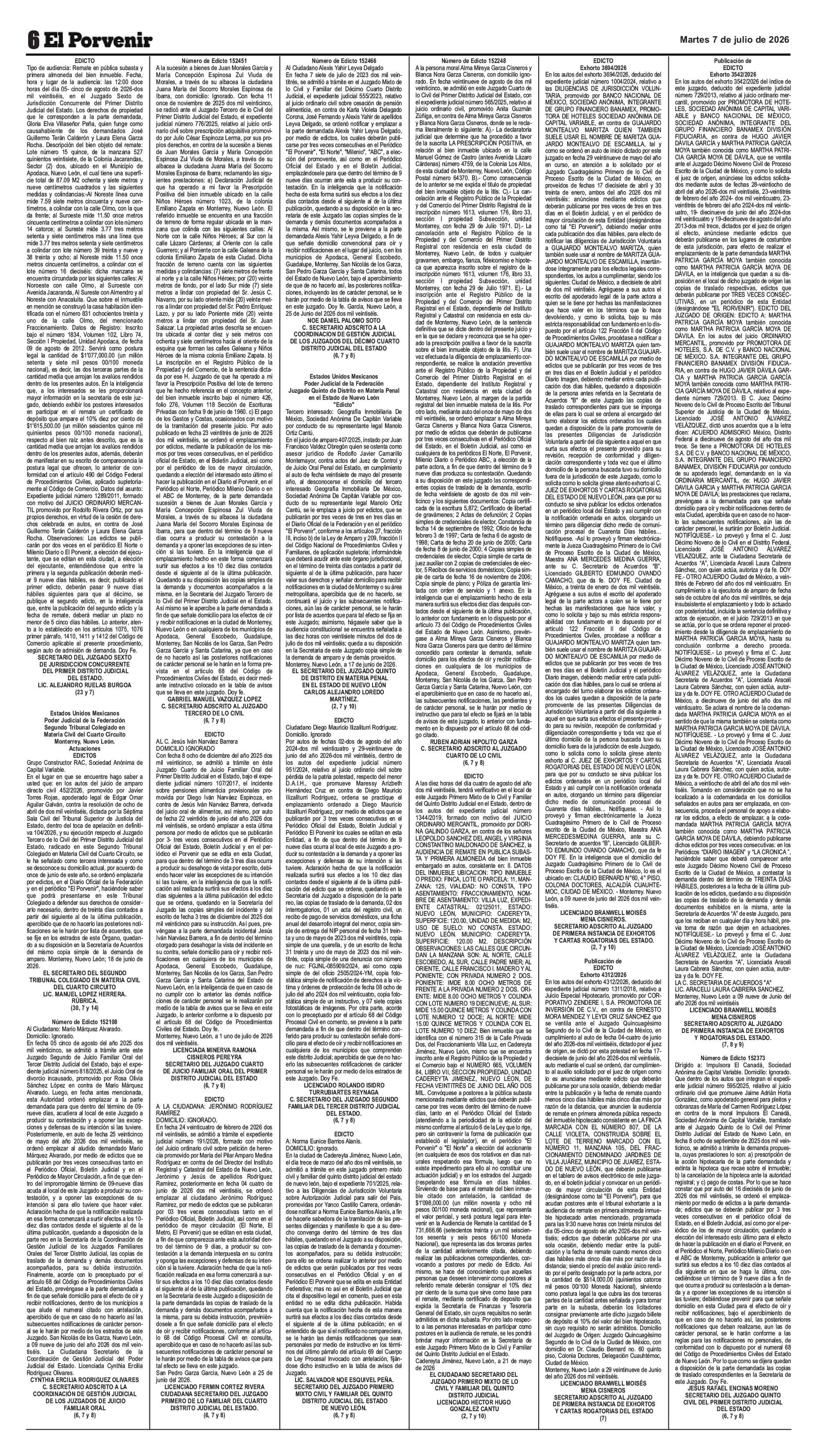 Edictos