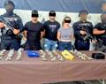 Caen 7 y decomisan armas y droga