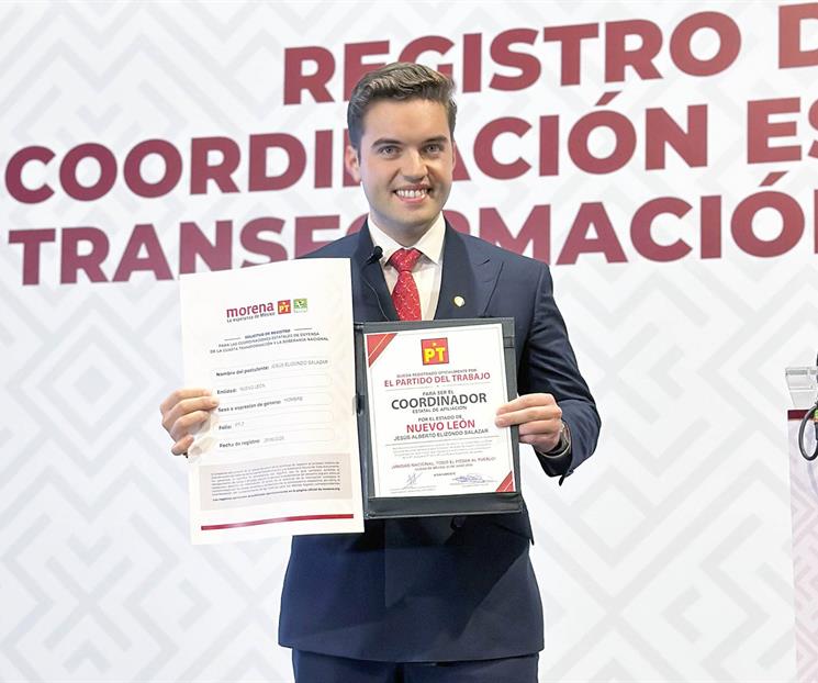 Reafirma Elizondo registro por el PT para la gubernatura