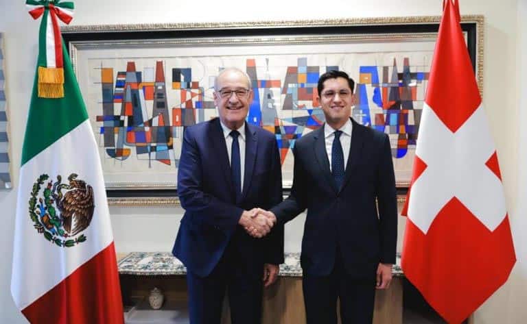 Arriba a M&eacute;xico el presidente de la Confederaci&oacute;n Suiza