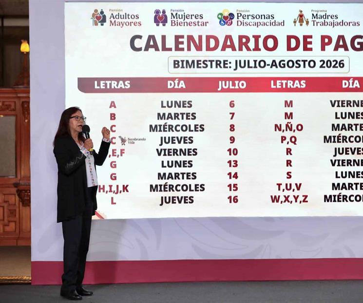 Da a conocer Bienestar calendario de pagos para julio-agosto