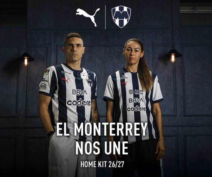 Rayados presenta su uniforme para la temporada 2026-2027