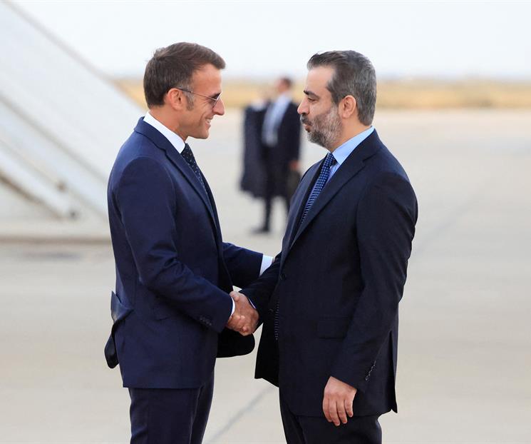 Macron se convierte en el primer dirigente en visitar Siria