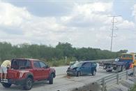 Resultan heridos en choque frontal