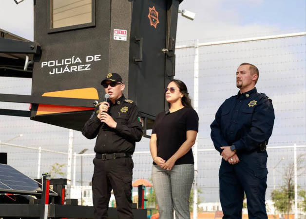 Estrena Juárez dos nuevas torres de vigilancia Estrena Juárez dos nuevas torres de vigilancia