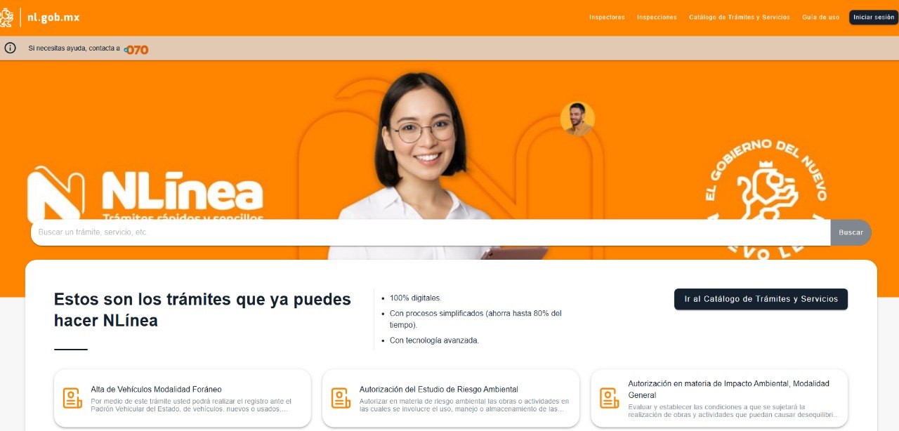 Invitan a realizar tr&aacute;mites en plataforma NL&iacute;nea