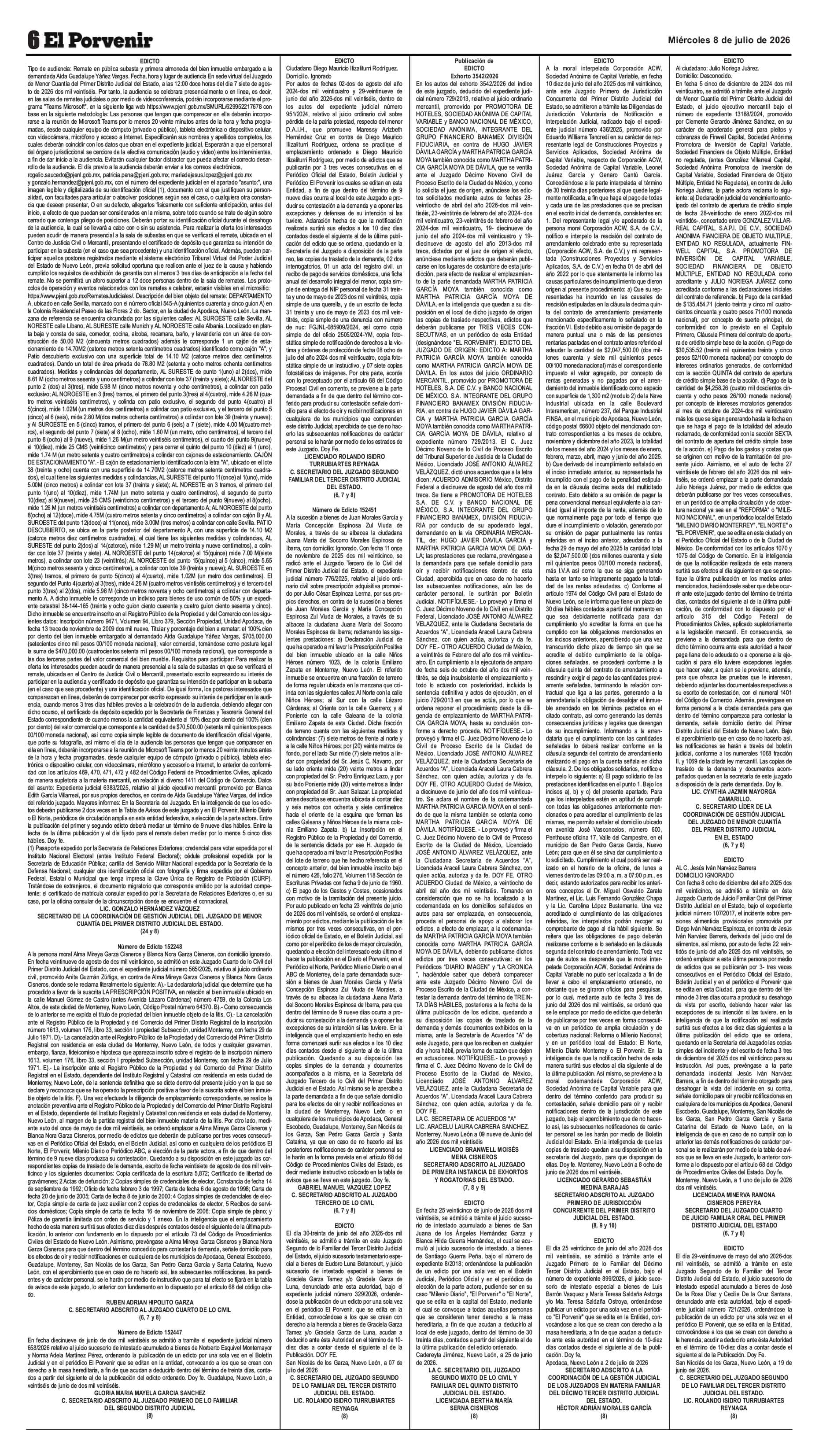 Edictos