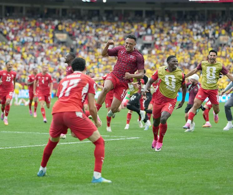 Suiza est&aacute; en cuartos de final