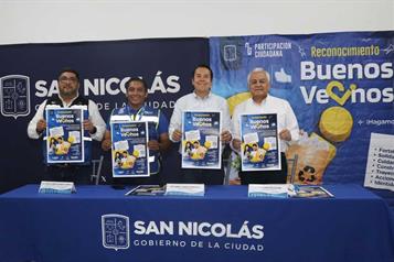Presenta San Nicol&aacute;s la iniciativa &acute;Buenos Vecinos&acute;